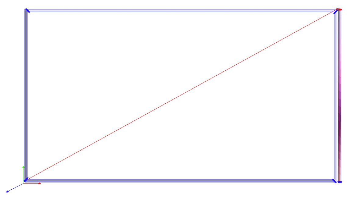 Cutout toolpath